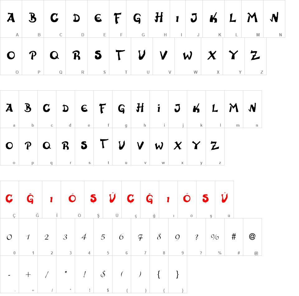 Anatevka Caps font